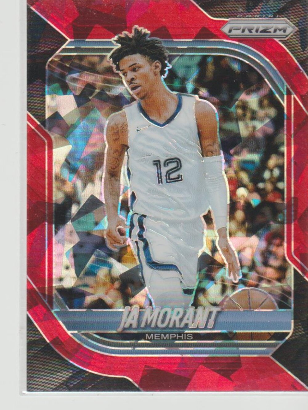 Ja Morant 2025-26 Panini Prizm #3 Red Ice Prizm Memphis Grizzlies
